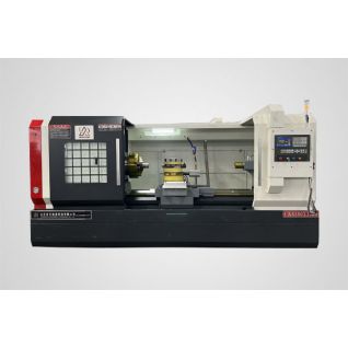 The ALCK6180 CNC lathe is a heavy-duty precision CNC machine tool featuring large specification
