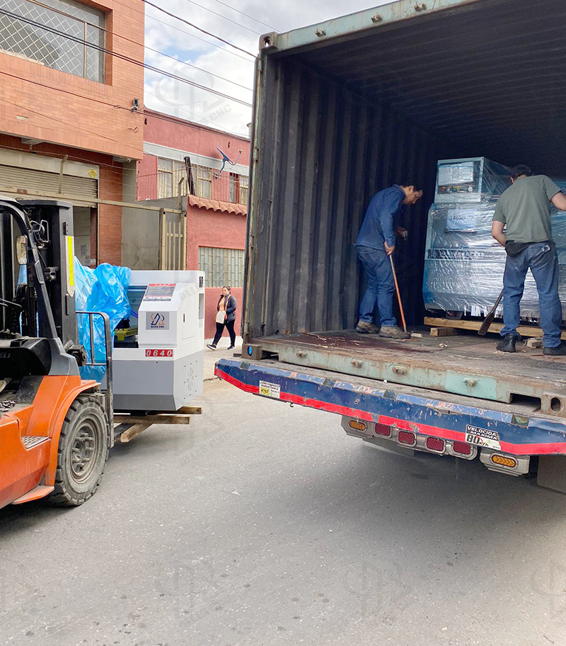 Columbia customer received 4 CK0640 CNC lathes