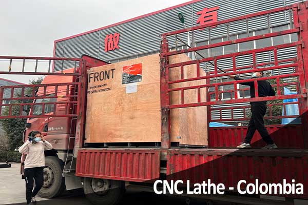 Se envían dos tornos CNC CK0640 a Colombia