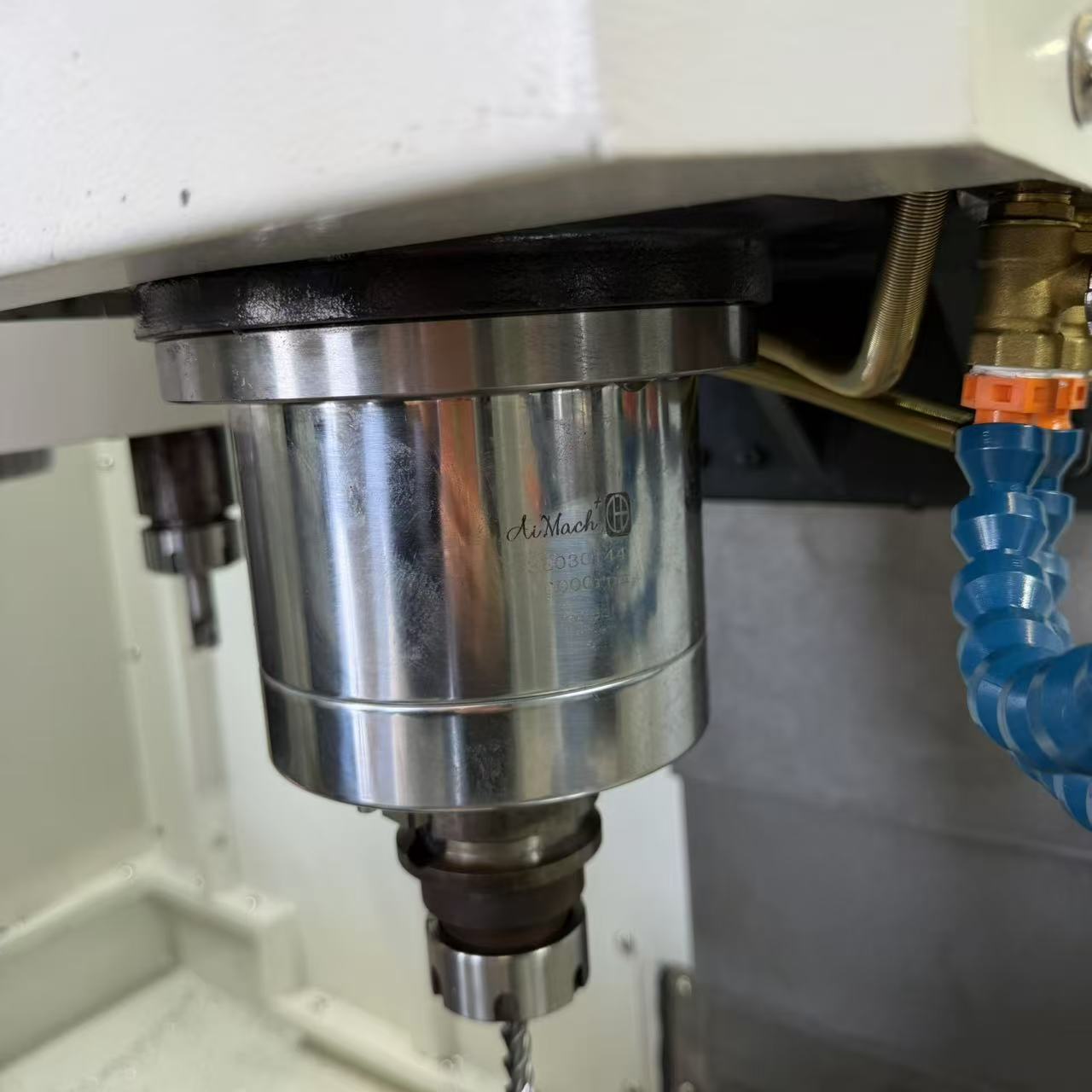 High-speed spindle inspection on the ALVMC640
