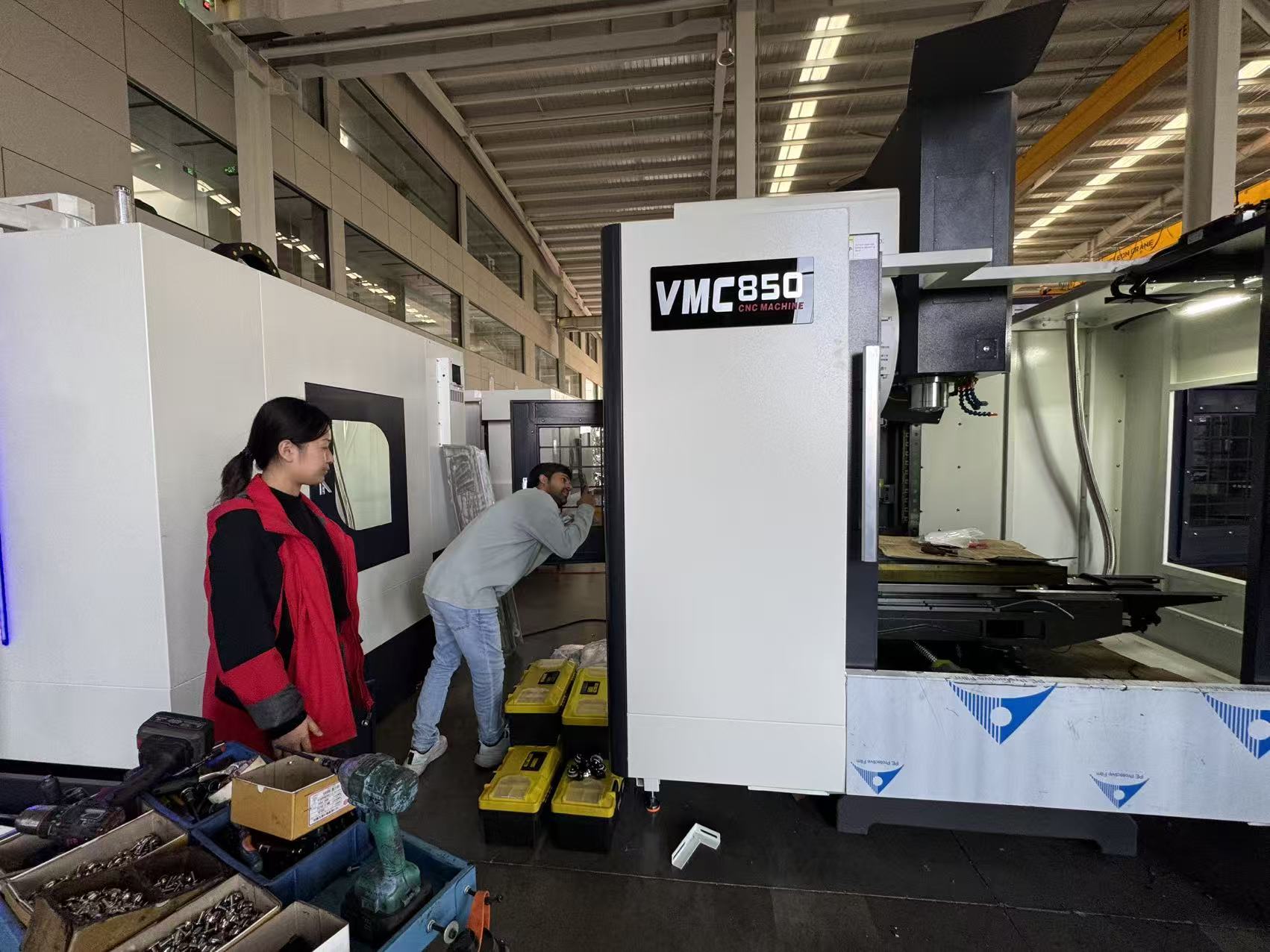 UAE customers visit ALLES CNC workshop UAE customers visit ALLES CNC workshop