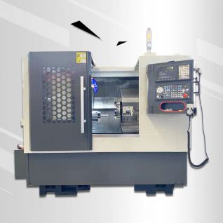 مخرطة CNC ذات الفرشة المائلة والطحن الأفقي باستخدام الحاسب الآلي